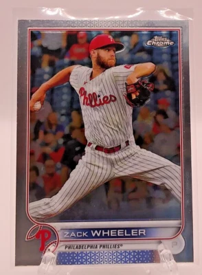2022 Topps Chrome Zack Wheeler #207 Phillies - Image 1 of 2