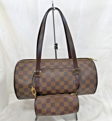 LOUIS VUITTON（LV） Autentica Borsa a Mano 30 Louis Vuitton Damier Papillon con Custodia Tela N51303