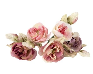 Velvet Organza Rose Flower Fascinators Hat Making DIY Craft Millinery Many Color - Bild 1 von 30