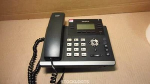 Yealink SIP-T41P Ultra Elegant Dual Port IP VOIP Phone INCL HANDSET - NO STAND - Afbeelding 1 van 4