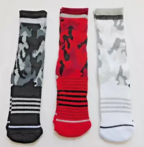 3 pares de calcetines de camuflaje para niños talla pequeña mezcla de poliéster - Imagen 1 de 5