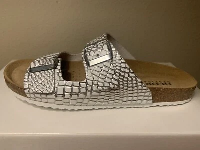 Geox NUEVA Sandalia de Cuero Brionia Para Mujer Talla 9 EE. UU. Foto 1 de 4