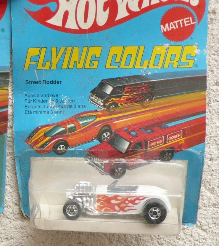 HOT WHEELS neuf sous blister FLYING COLORS 1979 Mattel Street Rodder - Photo 1/1