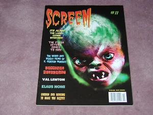 SCREEM magazine # 11, cover "A" - FREE SHIPPING USA - Picture 1 of 1