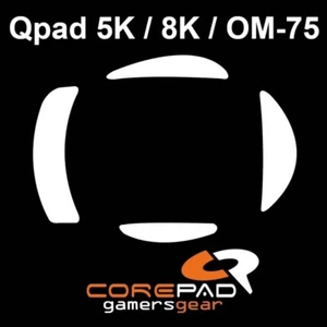 Corepad Skatez Qpad 5K 8K OM-75 Replacement Mouse Feet Hyperglides PTFE Teflon - Picture 1 of 1