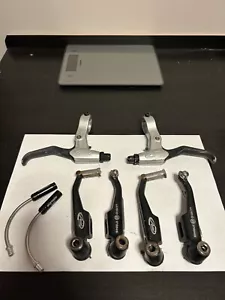 Avid Sram Single Digit 5 V-Brakes + Levers FR5 set F&R MTB Turing Gravel - Picture 1 of 9