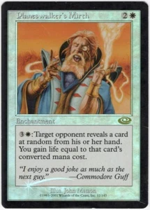 Planeswalker's Mirth 2001 Planeshift FOIL White Rare Enchantment MTG HP AZ3 - Bild 1 von 2