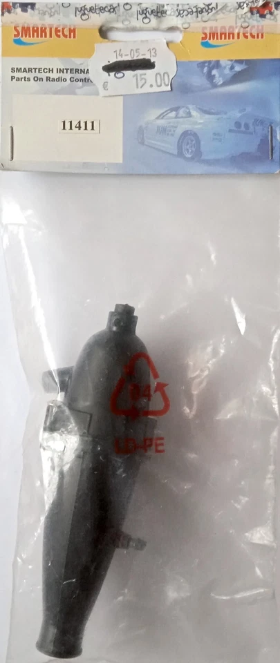 Smartech 11411 1:10 Faser Auspuffrohr RC Modellteile NOS - Bild 1 von 1