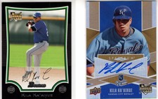 Kila Ka'aihue/KC Royals Rookie Baseball Cards - Rookie Autograph