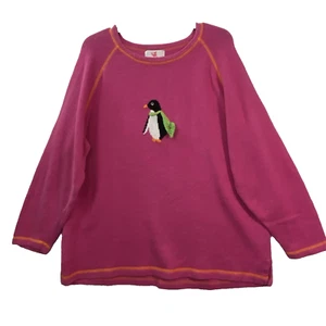Quacker Factory maglione tunica invernale intarsiato donna taglie forti 1X rosa - Foto 1 di 14