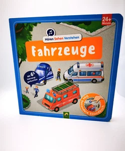 Kinderbuch Fahrzeuge mit Sound Hören Sehen Verstehen ab 24+ Monate - Bild 1 von 1