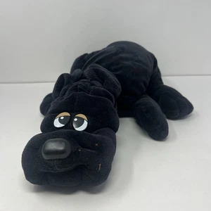 Peluche Tonka Pound Puppies perro negro 18" peluche 1985 juguete coleccionable - Imagen 1 de 16