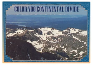 Colorado Continental Divide Postcard Rocky Mountain National Park High Country - Picture 1 of 2