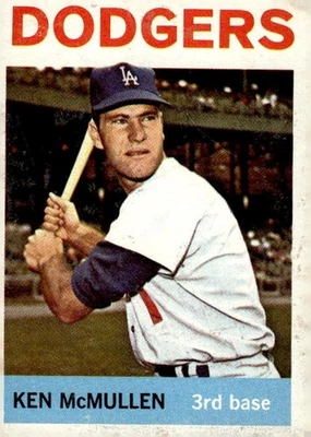 1964 Topps #214 Ken McMullen Los Angeles Dodgers Foto 1 de 2