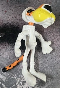 Vintage 2001 Cheetos Chester Cheetah Astronaut Bendable Figure Subway - Picture 1 of 3