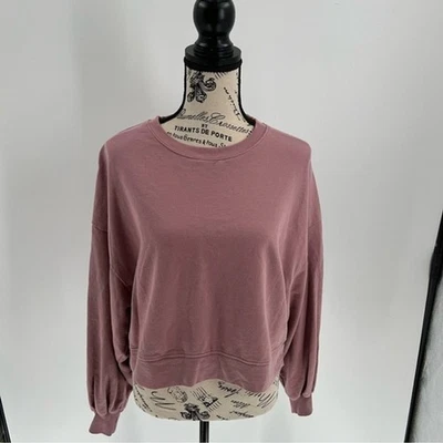 Suéter Zenana Manga Larga Rosa Pequeño Foto 1 de 4