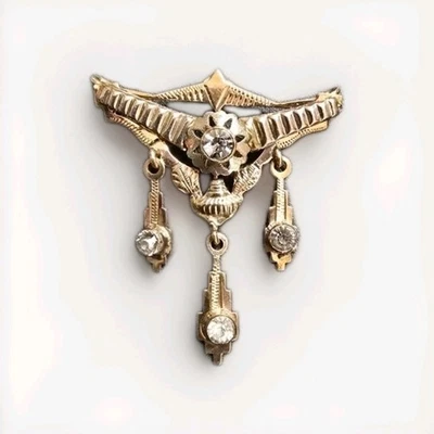 Victoriano | Eduardiano 8k (333) Oro Amarillo Lavalier Collar Colgante Antiguo  Foto 1 de 4