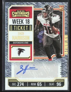Zach Harrison 2023 Panini Contenders Week 18 Ticket RC Auto /18 #271 Atlanta - Bild 1 von 3