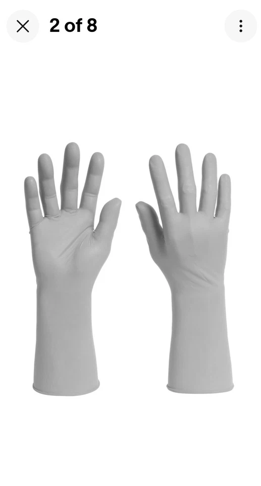 30 Pack Kimberly-Clark Kimtech Pure G3 Sterile Nitrile Gloves 11826 Size 8.5