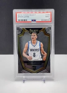 2014-15 Panini Select Premier Level Zach LaVine #156 PSA 9 MINT Rookie RC - Picture 1 of 3