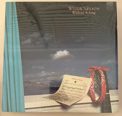 WILLIE NELSON – WITHOUT A SONG -  VINYL LP BLACK 1983 CBS COLUMBIA - VG+ - A3 - Image 1 of 2