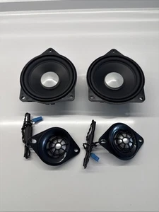 BMW F10 G30 E60 F87 F22 HARMAN KARDON REAR SHELF SPEAKERS TWEETERS SET - Picture 1 of 12