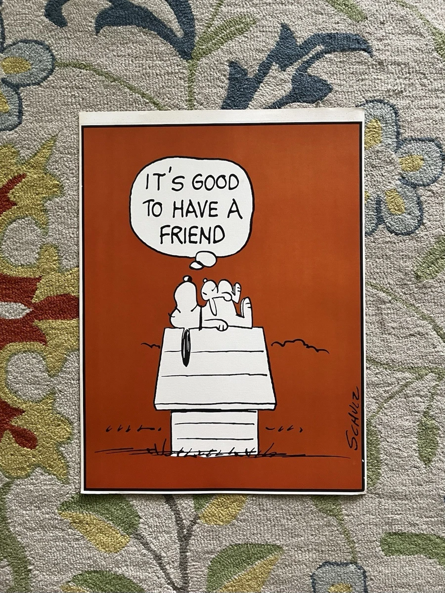 Vintage Snoopy Poster In other Collectible Peanuts Items for sale