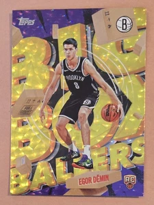 Egor Demin 2025-26 Topps Big Box Ballers Foil Rookie RC Card #BB-8 - Picture 1 of 2