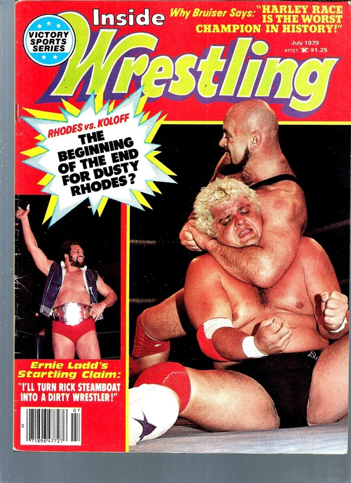 INSIDE WRESTLING MAGAZINE JULY 1979-RHODES/KOLOFF/LADD/BRUNO/GRAHAM Foto 1 de 1