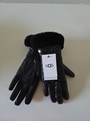 UGG Women's Quilted Performance Glove S/M Black New With Tag - Image 1 of 4