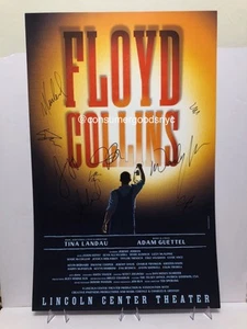 SIGNIERTE Floyd Collins Fensterkarte Poster Jeremy Jordan Lizzy McAlpin Marc Kudisch + - Bild 1 von 8