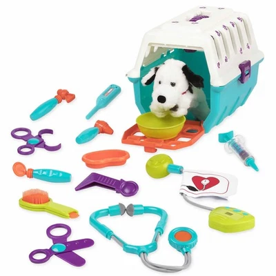 Kit veterinario Battat Pretend Play - 16 piezas Foto 1 de 4