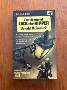 The Identity Of Jack The Ripper - Vintage Pan 1962 D Mccormick paperback scarce - Foto 1 di 5