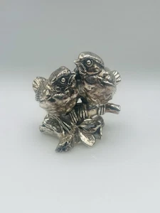 Silver Birds Figurine - Picture 1 of 6