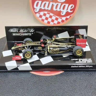 MINICHAMPS 1/43 Lotus Renault GP R31 Nick Heidfeld #9 Show Car 2011 410110179 - Image 1 of 4
