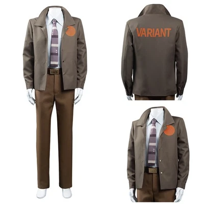 Uniforme de prisión Loki 2021 para hombre disfraces fiesta variación de tiempo autoridad abrigo + pantalones Foto 1 de 4