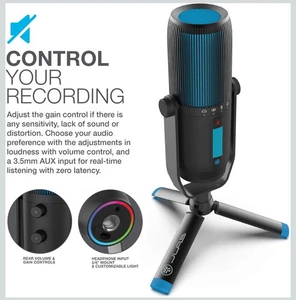 JLab Talk Pro USB Microphone New Sealed 192kHz 24bit 4-Pattern Studio Mic - Picture 1 of 3