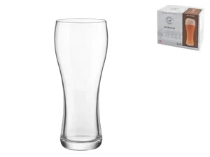 6 Bicchieri In Vetro Birra New Weizen cl 66 Trasparente Bormioli Rocco - Imagen 1 de 3