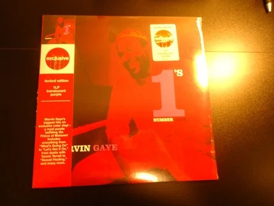 Marvin Gaye Number 1's LP (2020) NEW Purple Vinyl Shrink Wrap Tear Target Exclus - Image 1 of 4