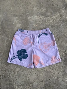 Nike SB Swim Trunks Floral Pattern Swimming Shorts Size XL Mens Mint Y2K Vintage - Picture 1 of 7