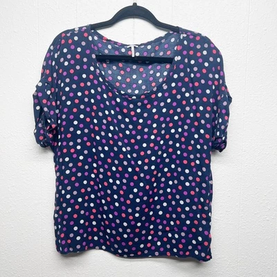 Splendid Multicolor Polka Dot Womens Top Size Large Casual Everyday Wear Capsule - Image 1 of 4
