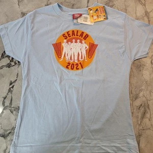 NWT Vintage Sealab 2021 Fignuts! Adult Swim Black Kids Large Graphic T-Shirt L - Picture 1 of 9