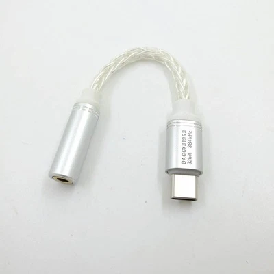 USB-C Typ C Adapter Port auf 3.5MM Aux Audio Adapter Kabel Universal USB - Bild 1 von 4