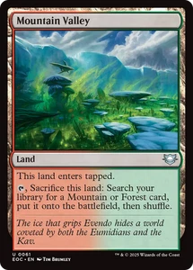 Mountain Valley #61 | NM | Edge of Eternities Commander EOC Magic MTG - Bild 1 von 1
