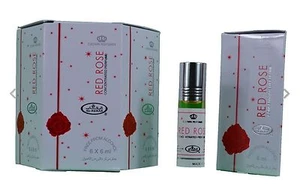 Red Rose 6ml by Al Rehab Best Seller Perfume/Attar (6 X 6ml) Sweet Rose oil - Picture 1 of 4