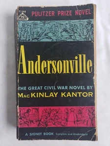 Andersonville By MacKinlay Kantor 1957 Vintage Paperback Book ~ Civil War - Foto 1 di 13