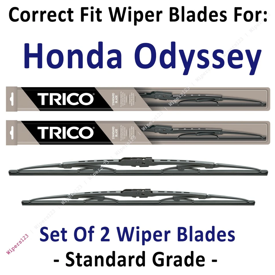 Paquete de 2 escobillas limpiaparabrisas estándar - aptas para Honda Odyssey 1999-2004 - 30240/210 Foto 1 de 1