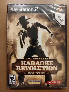 CMT Presents Karaoke Revolution Country PS2 Sony PlayStation 2 NTSC U USA NEW - Picture 1 of 4