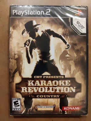 CMT Presents Karaoke Revolution Country PS2 Sony PlayStation 2 NTSC U USA NEW - Image 1 of 4