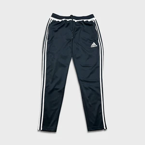 Pantalones de chándal Adidas para hombre grandes grises a rayas deletrear entrenamiento atlético jogger - Imagen 1 de 10